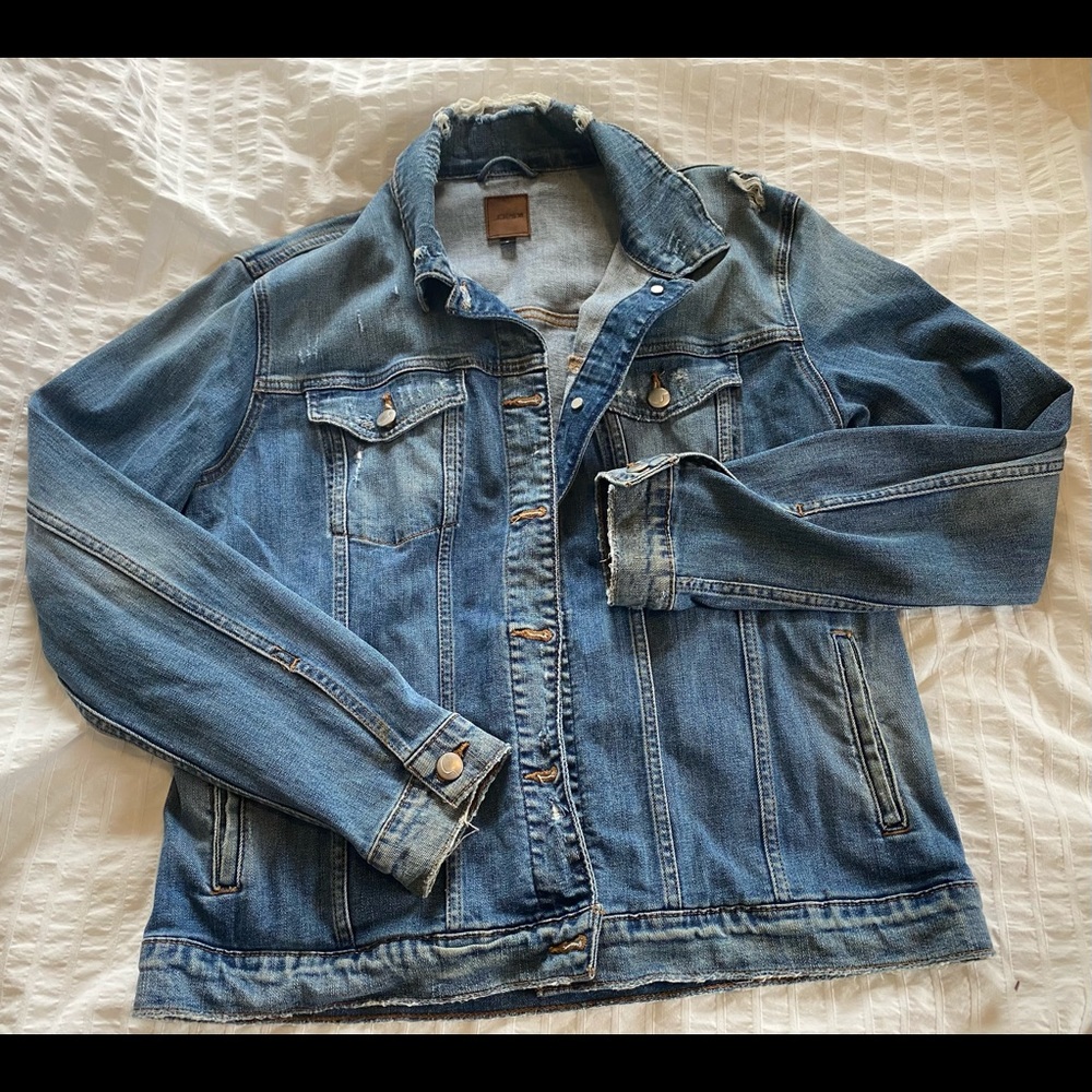 Joe’s Jeans distressed jean denim jacket